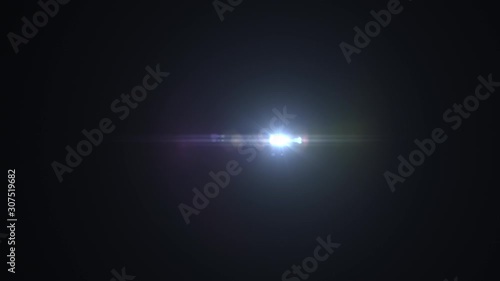 Optical Lens Flare Effect, Light Burst, Glowing Sweep Animation, Moving Transition. Overlay Video. High Quality 4K Resolution.