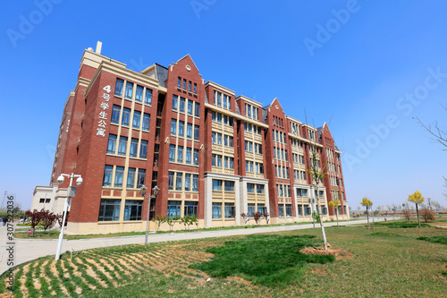 Campus Scenery of Tangshan Polytechnic College, Tangshan City, Hebei Province, China © junrong