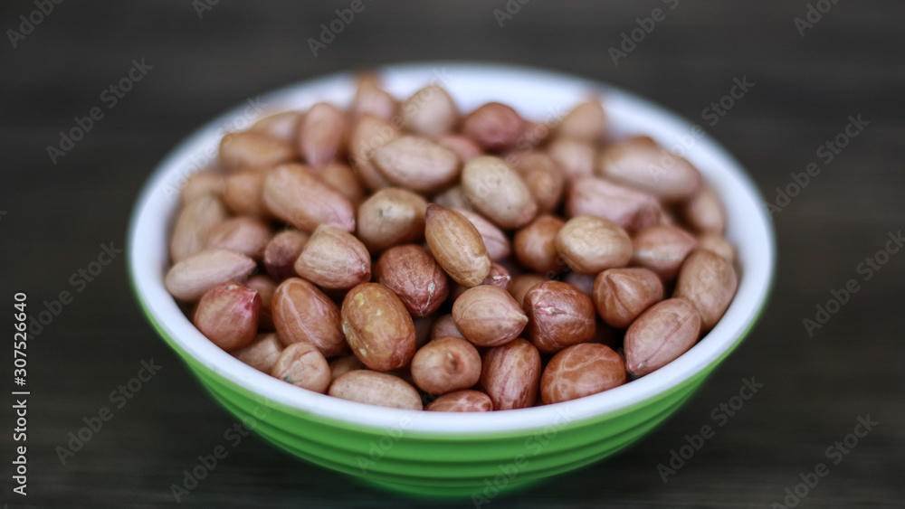 Peanuts or groundnut on wood background. Peanuts or groundnut on wood background.