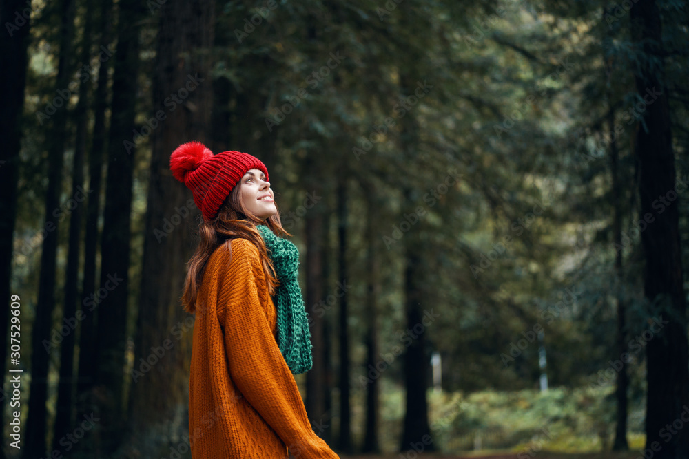 young woman in the park young woman in the park