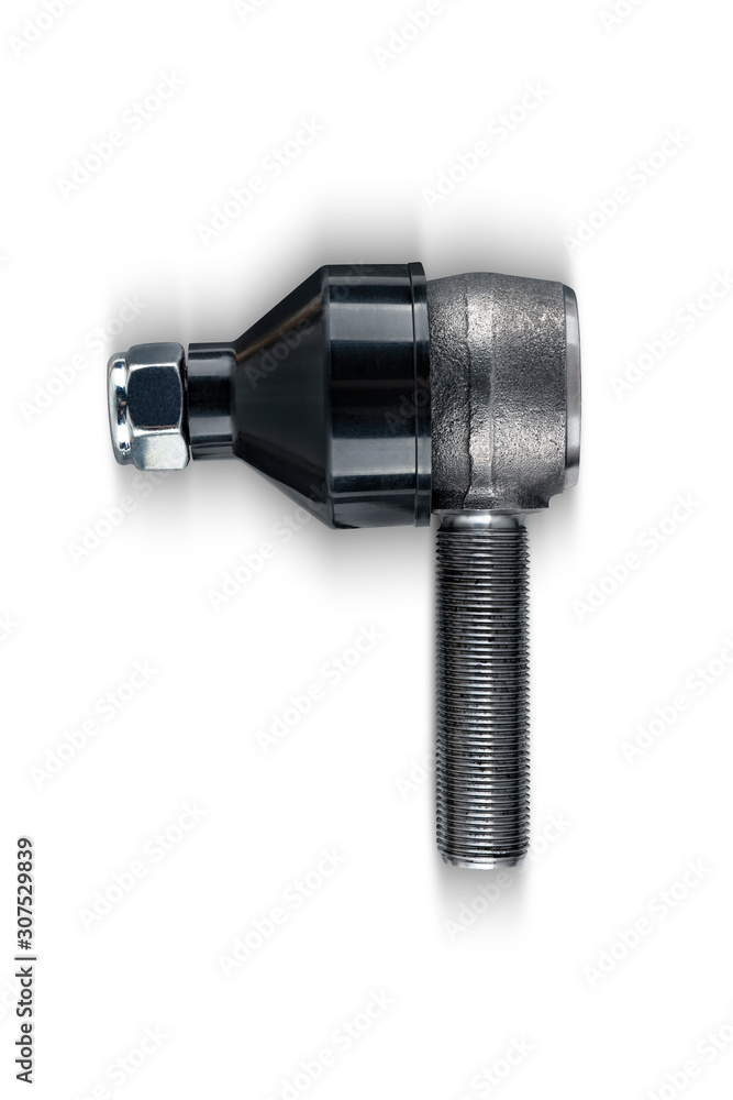 Steering joint designed for tractor on white isolated background with shadow Steering joint designed for tractor on white isolated background with shadow
