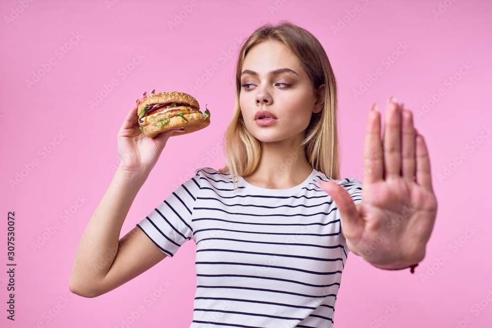 woman with cake