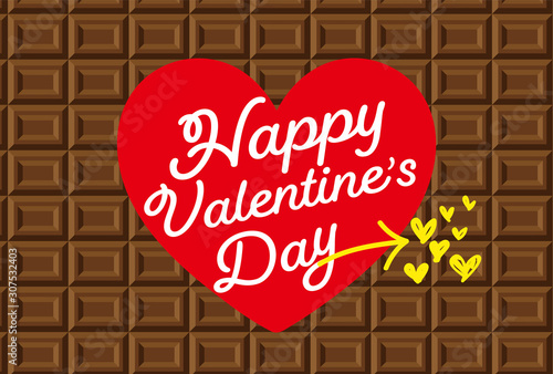 バレンタイン　テンプレート