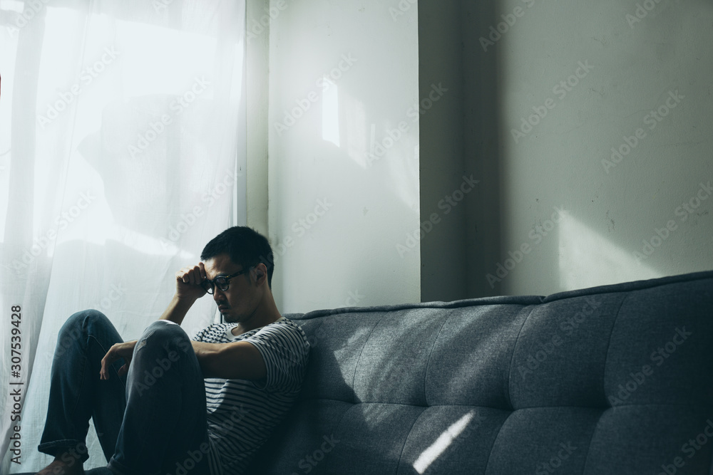 panic attacks alone young woman sad fear stressful depressed emotion.crying begging help.stop abusing domestic violence,person with health anxiety,people bad frustrated exhausted feeling down