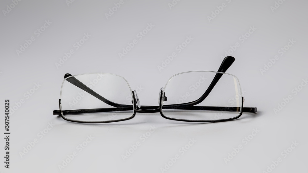 Eyeglasses on white background isolate Eyeglasses on white background isolate