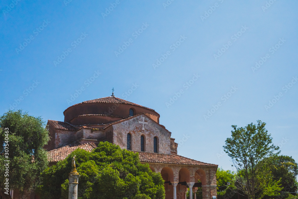 Church of Santa Fosca on island of Torcello, Venice, Italy