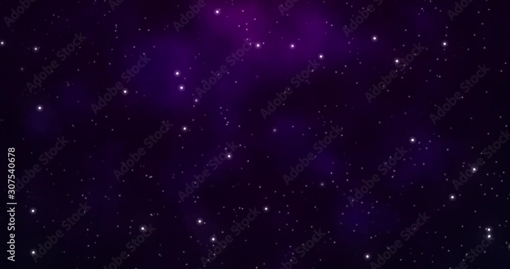 Twinkling and sparkling colourful stars. particles shine effect with blurred background. blinking dots motion with black screen animation