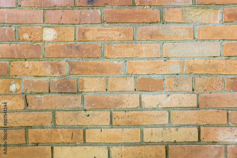 Horizontal background with old brick wall Horizontal background with old brick wall