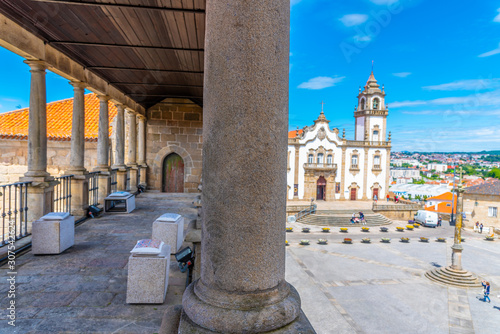 The Church of Mercy or Igreja da Misericórdia viewed from the cathedral of viseu, Portugal photo