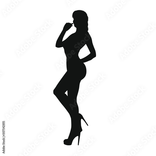 Fototapeta Naklejka Na Ścianę i Meble -  Woman Silhouette
