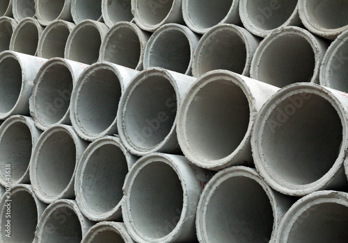 Cement water pipe