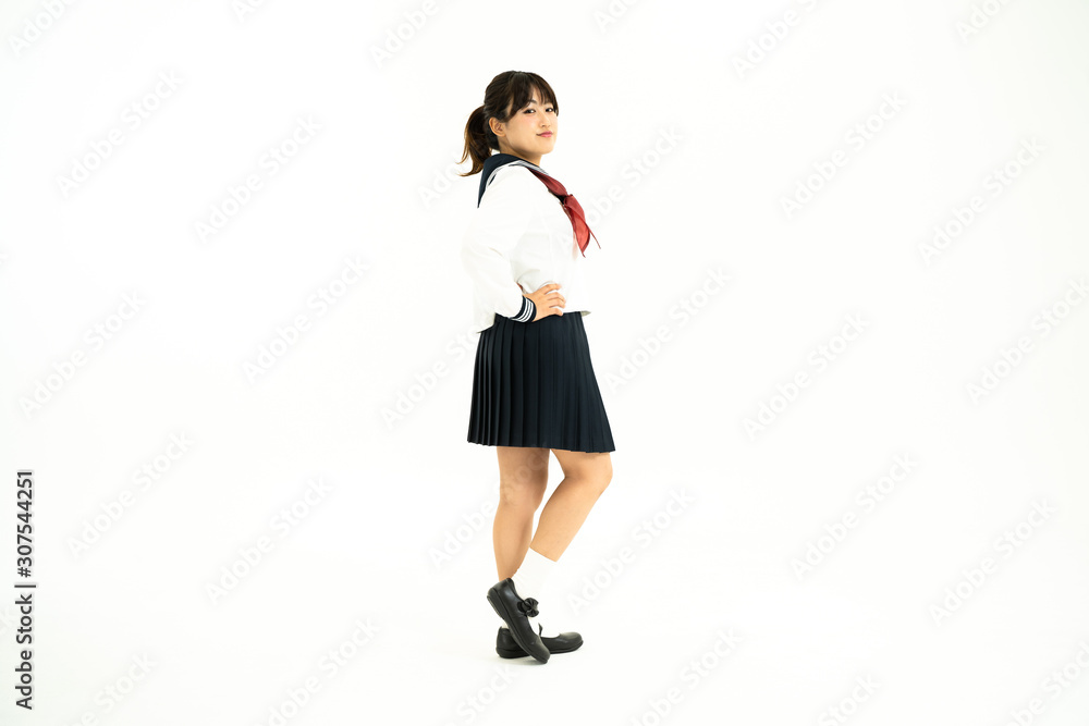 セーラー服の女子高生 セーラー服の女子高生