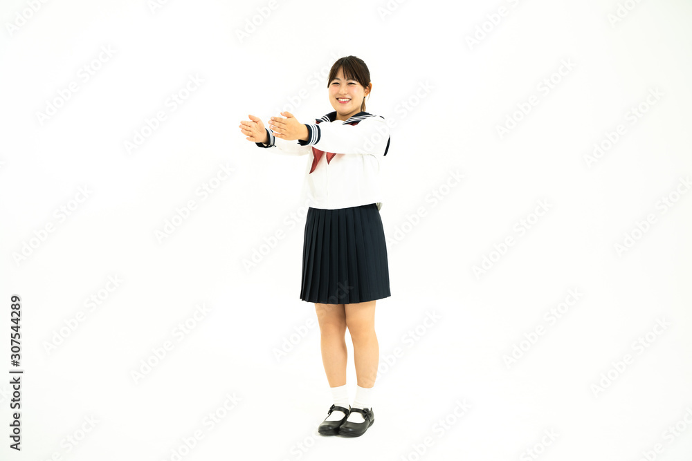 セーラー服の女子高生 セーラー服の女子高生