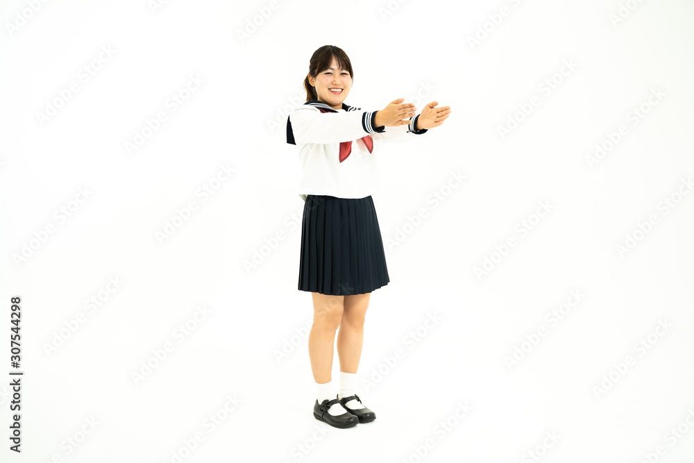 セーラー服の女子高生 セーラー服の女子高生