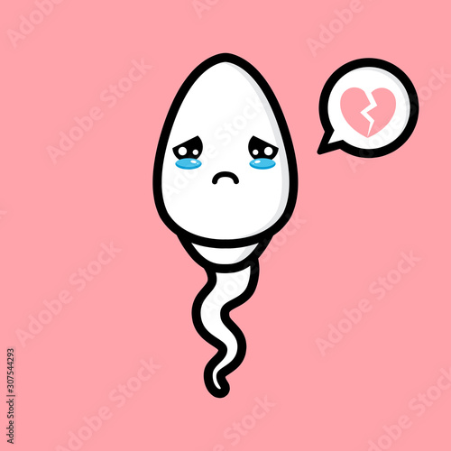 design vector sperm sad