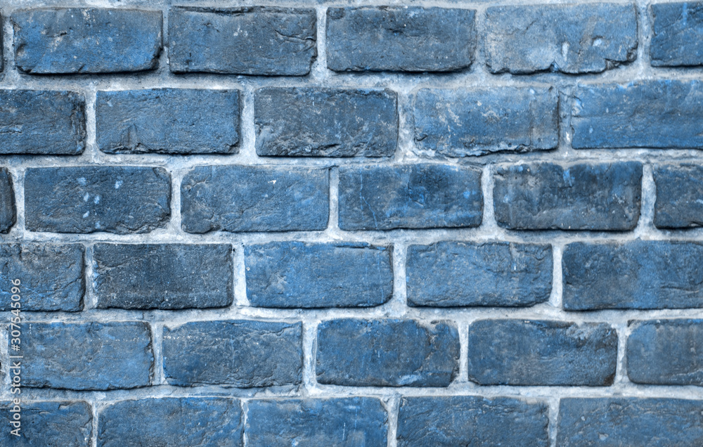 Brick wall. Natural pattern stone blue background. Trendy 2020 year color. Brick wall. Natural pattern stone blue background. Trendy 2020 year color.