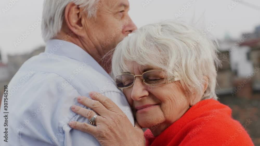 Senior husband and wife in love Senior husband and wife in love