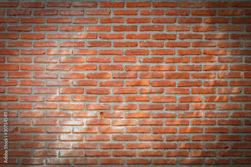 Old red brick wall, suitable for making a background image