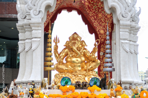 Pikanesh or Ganesh Shrine at Ratchaprasong, Bangkok.