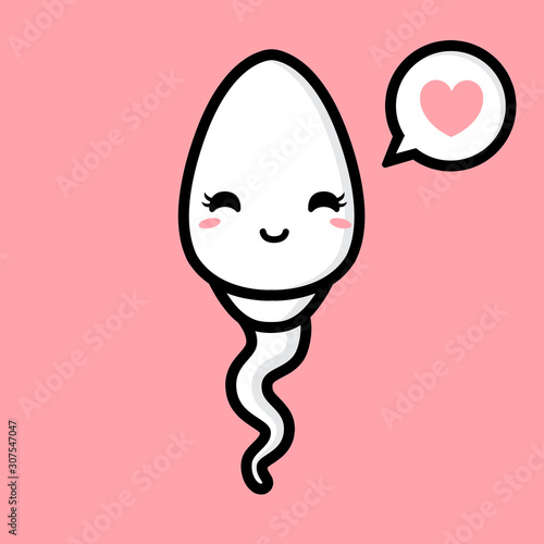 beautiful sperm vector design
