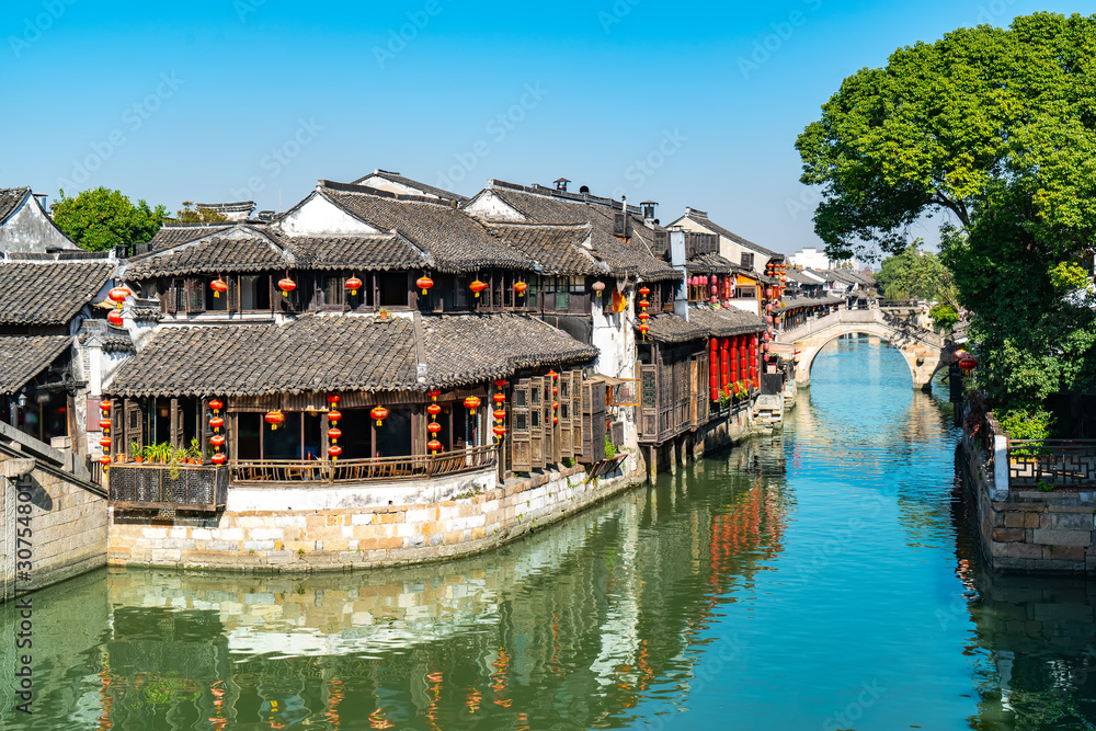 Xitang ancient town ancient residential River