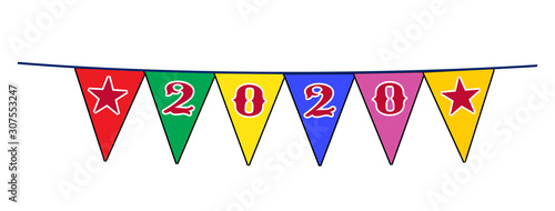 2020 Celebration Flag Bunting