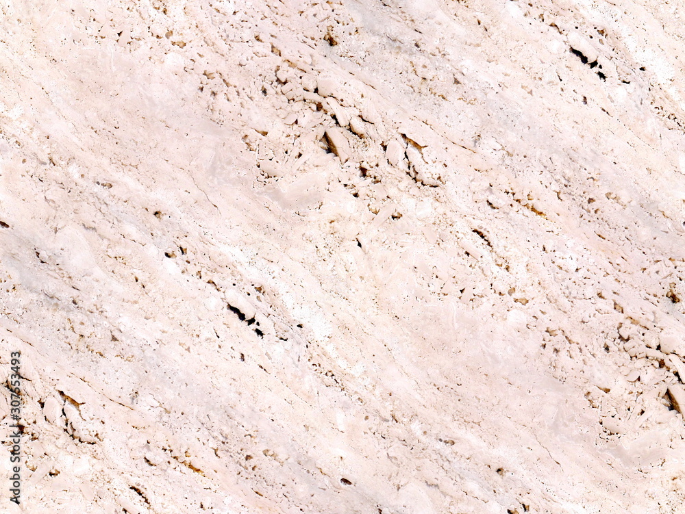White travertine tile. Abstract background.