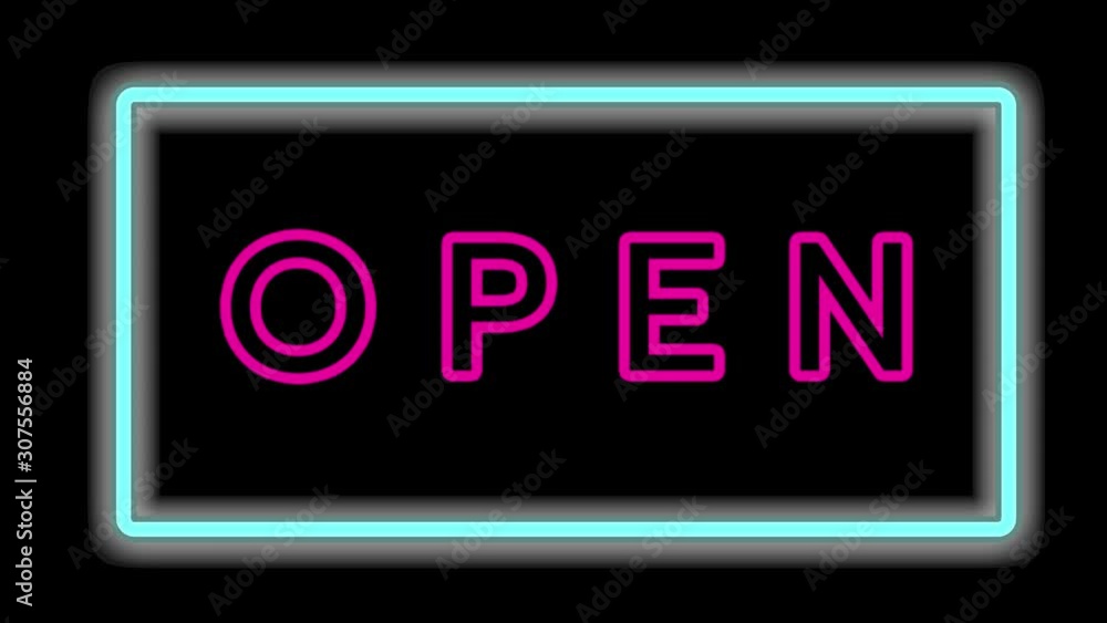 neon light frame, neon sign neon light frame, neon sign