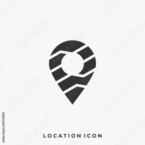 Pin Location Illustration Vector Template