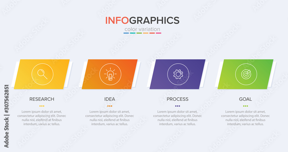 Infographic design with icons and 4 options or steps. Thin line vector. Infographics business concept. Can be used for info graphics, flow charts, presentations, web sites, banners, printed materials. Infographic design with icons and 4 options or steps. Thin line vector. Infographics business concept. Can be used for info graphics, flow charts, presentations, web sites, banners, printed materials.
