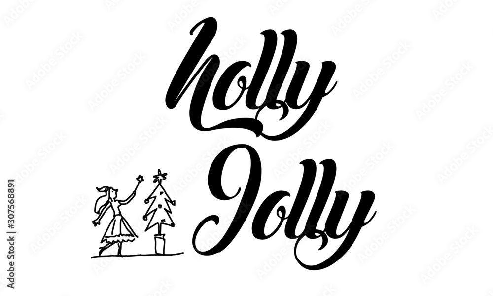 Christmas Greeting, typography for print or use as poster, card or T shirt Christmas Greeting, typography for print or use as poster, card or T shirt