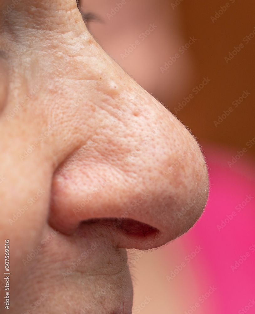 light skin female nose as background light skin female nose as background