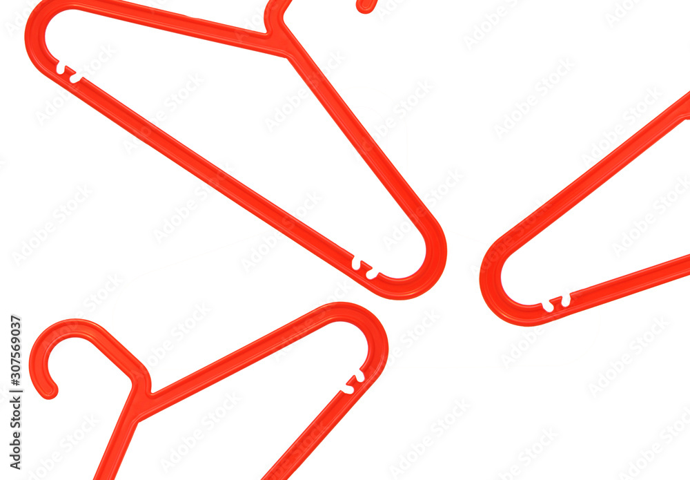 red plastic clothes hanger red plastic clothes hanger
