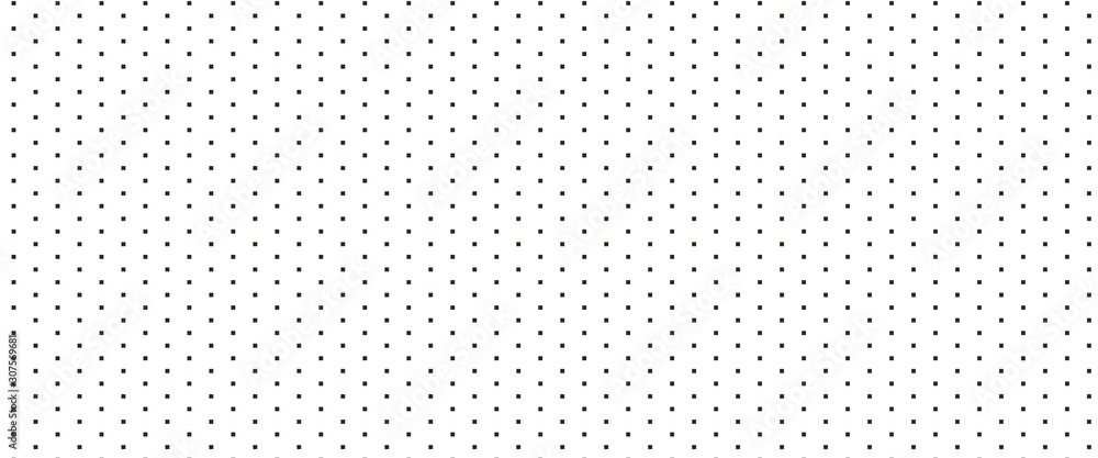 Dotted seamless pattern. Black repeat square dots on white background. Dotted seamless pattern. Black repeat square dots on white background.