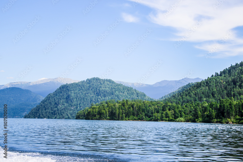 Altay Telezkoye lake beautiful mountains Russia