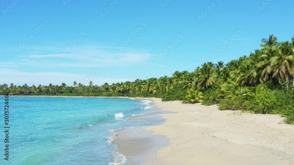 Sea and beach background. Mexico azure sea water and sky landscape. The best beach in the world. Atlantic ocean coast. Paradise shore and blue Sea. Wild palm island beach. Nature palm beach landscape. Sea and beach background. Mexico azure sea water and sky landscape. The best beach in the world. Atlantic ocean coast. Paradise shore and blue Sea. Wild palm island beach. Nature palm beach landscape.