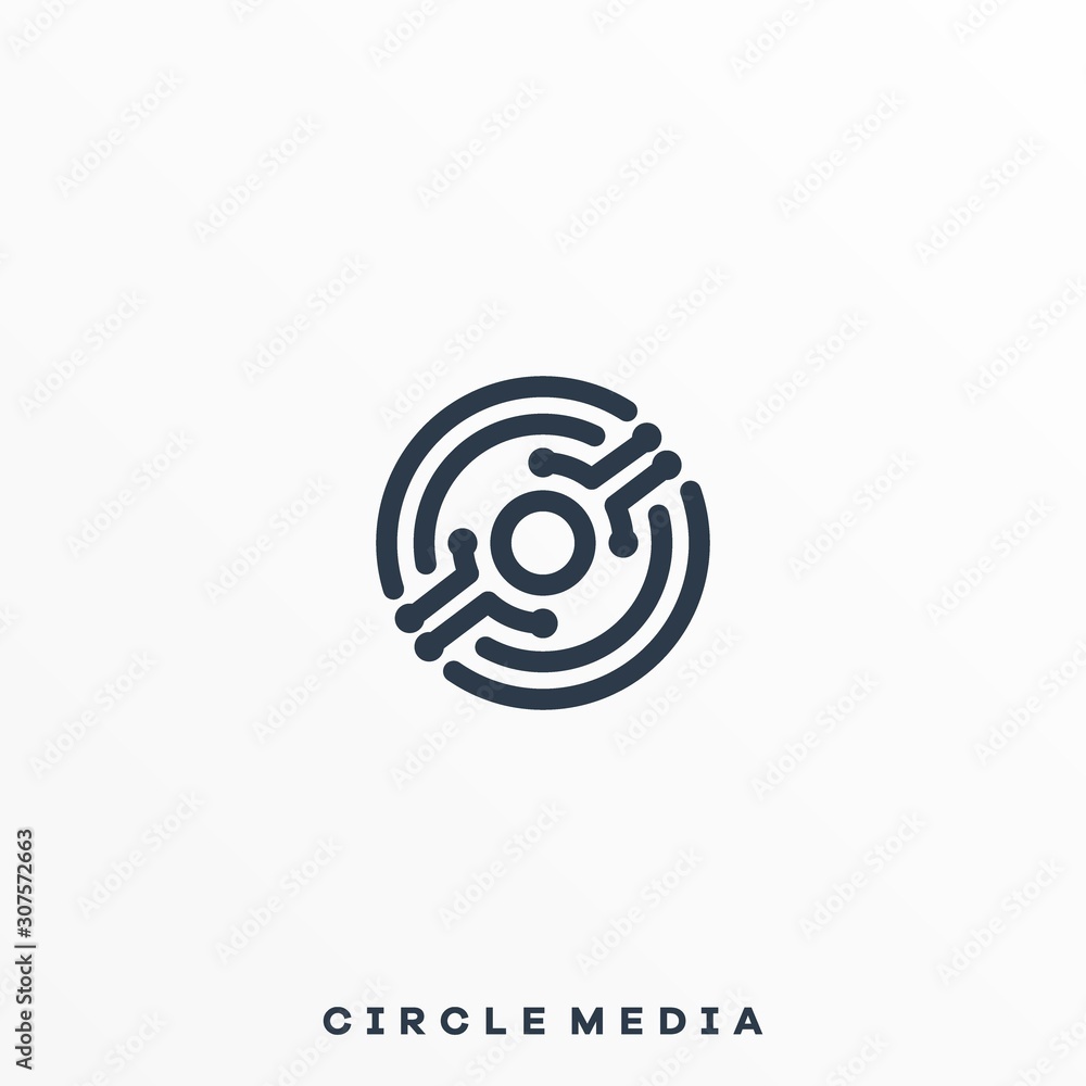 Abstract Circle Illustration Vector Template Abstract Circle Illustration Vector Template