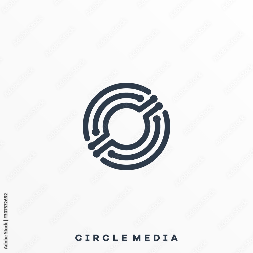 Abstract Circle Illustration Vector Template Abstract Circle Illustration Vector Template