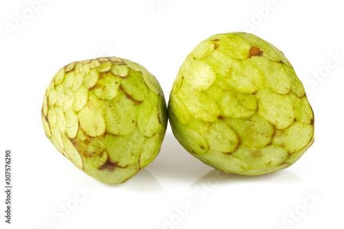 annona fruit isolated on white background