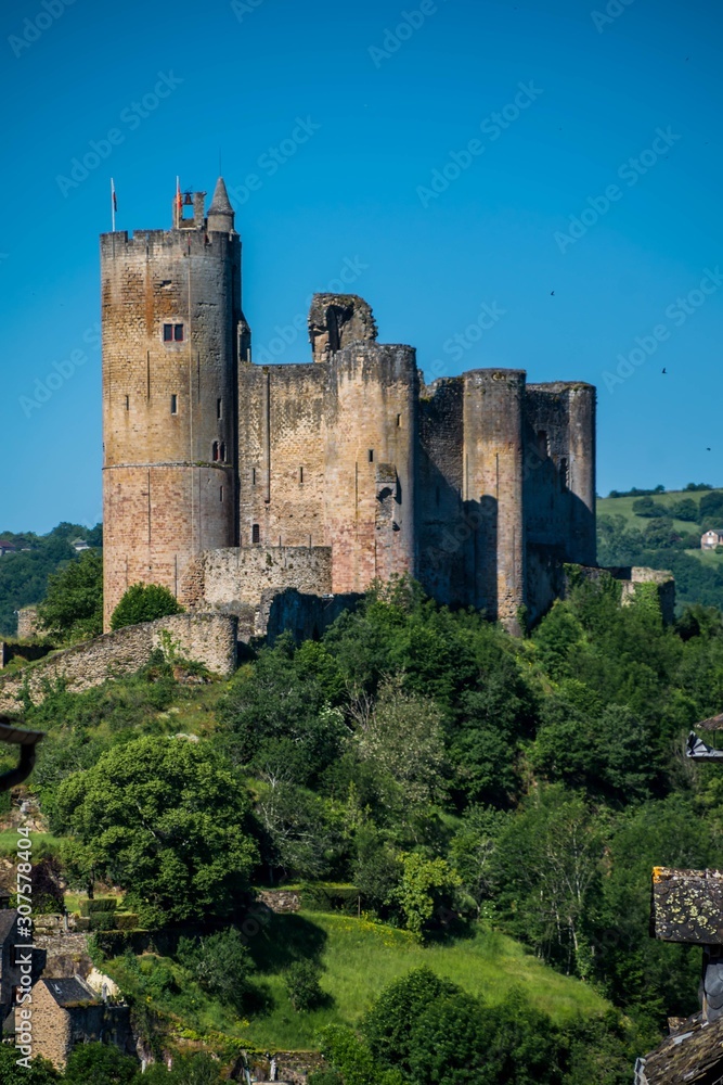 Najac, Aveyron, Occitanie, France. Najac, Aveyron, Occitanie, France.