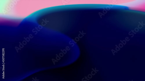 Abstract blurred transparency big bokeh movie, glowing gradient magical waves. Background for Youtube, opener, Christmas theme, holiday, party, clubs, event, music clips, advertising footage.