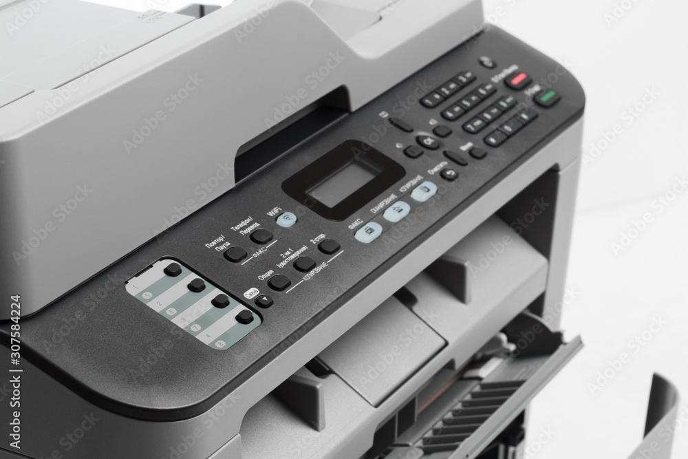Close-up working printer scanner copier device - Image