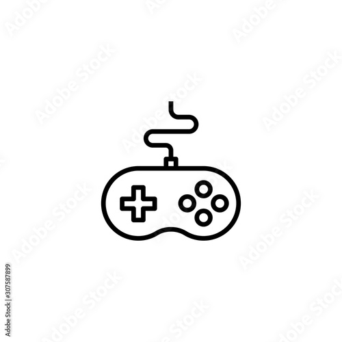 Joystick icon vector. Game controller. Gamepad filled flat sign for mobile concept and web design. Symbol  logo illustration. Vector graphics