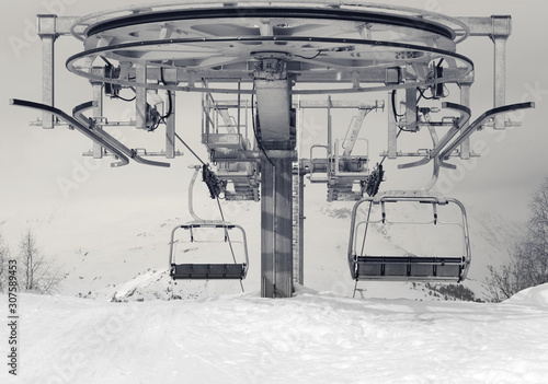 Top station of ropeway