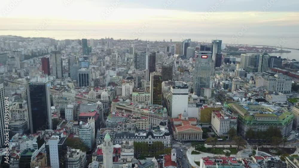 Buenos Aires city, Argentina from the sky (drone view) Buenos Aires city, Argentina from the sky (drone view)