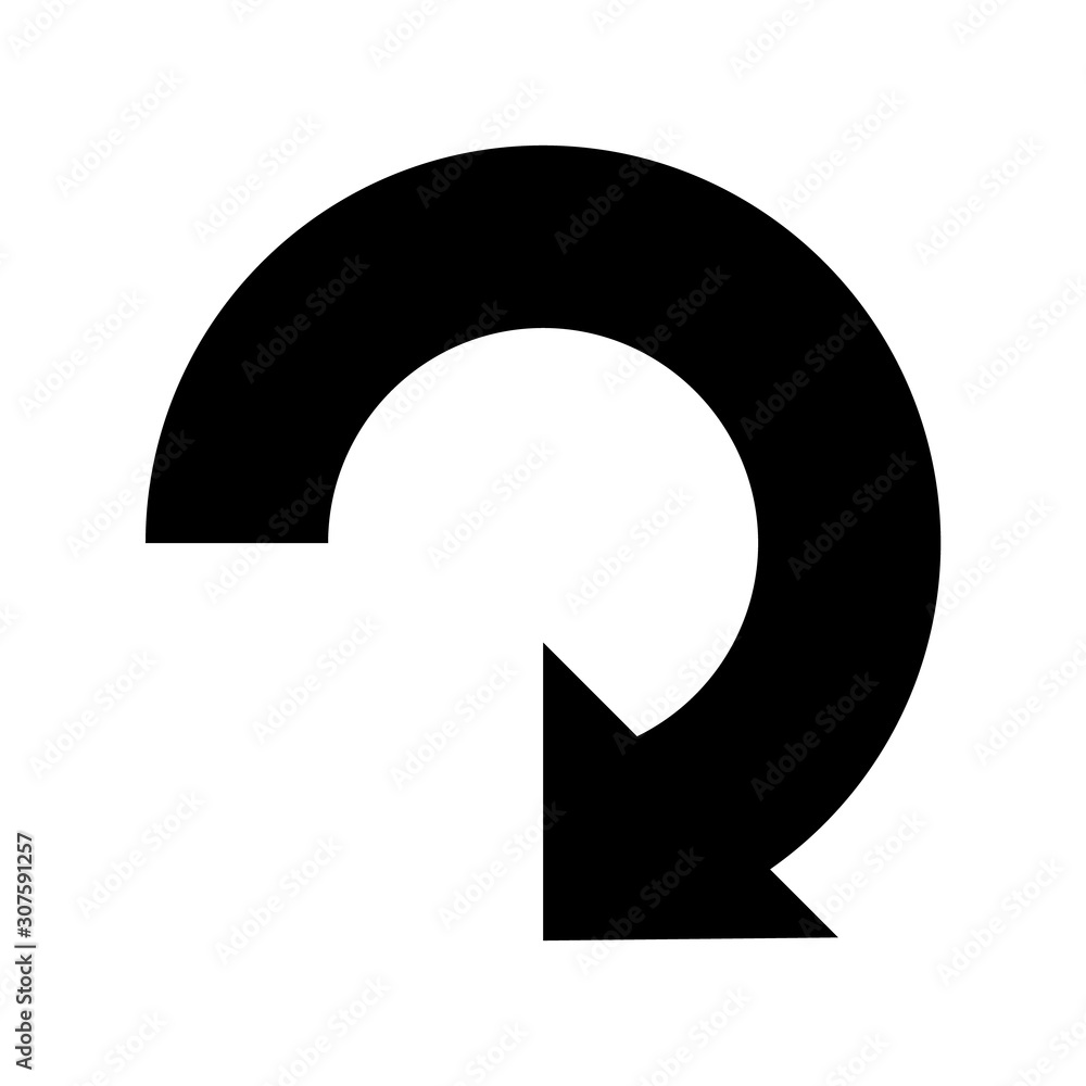 Balck vector arrow isolated on white background. Balck vector arrow isolated on white background.