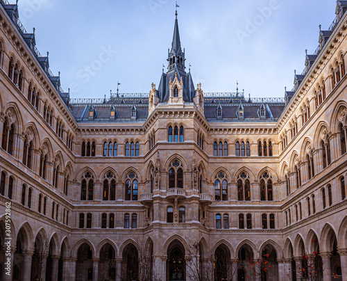 Courtyard of town hall of Vienna / Wien
