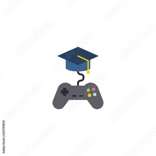 Game-based Learning creative icon. From e-Learning icons collection. Isolated Game-based Learning sign on white background