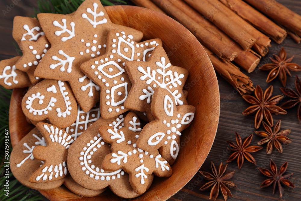 Gingerbread cookies. Gingerbread cookies.