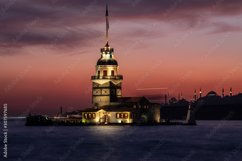 Kiz Kulesi - Maidens Tower - Istanbul - Turkey Kiz Kulesi - Maidens Tower - Istanbul - Turkey